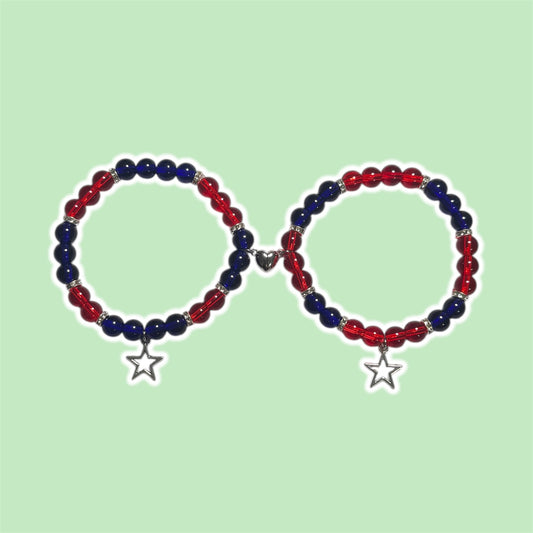 Starboy And Stargirl Matching Beaded Bracelets