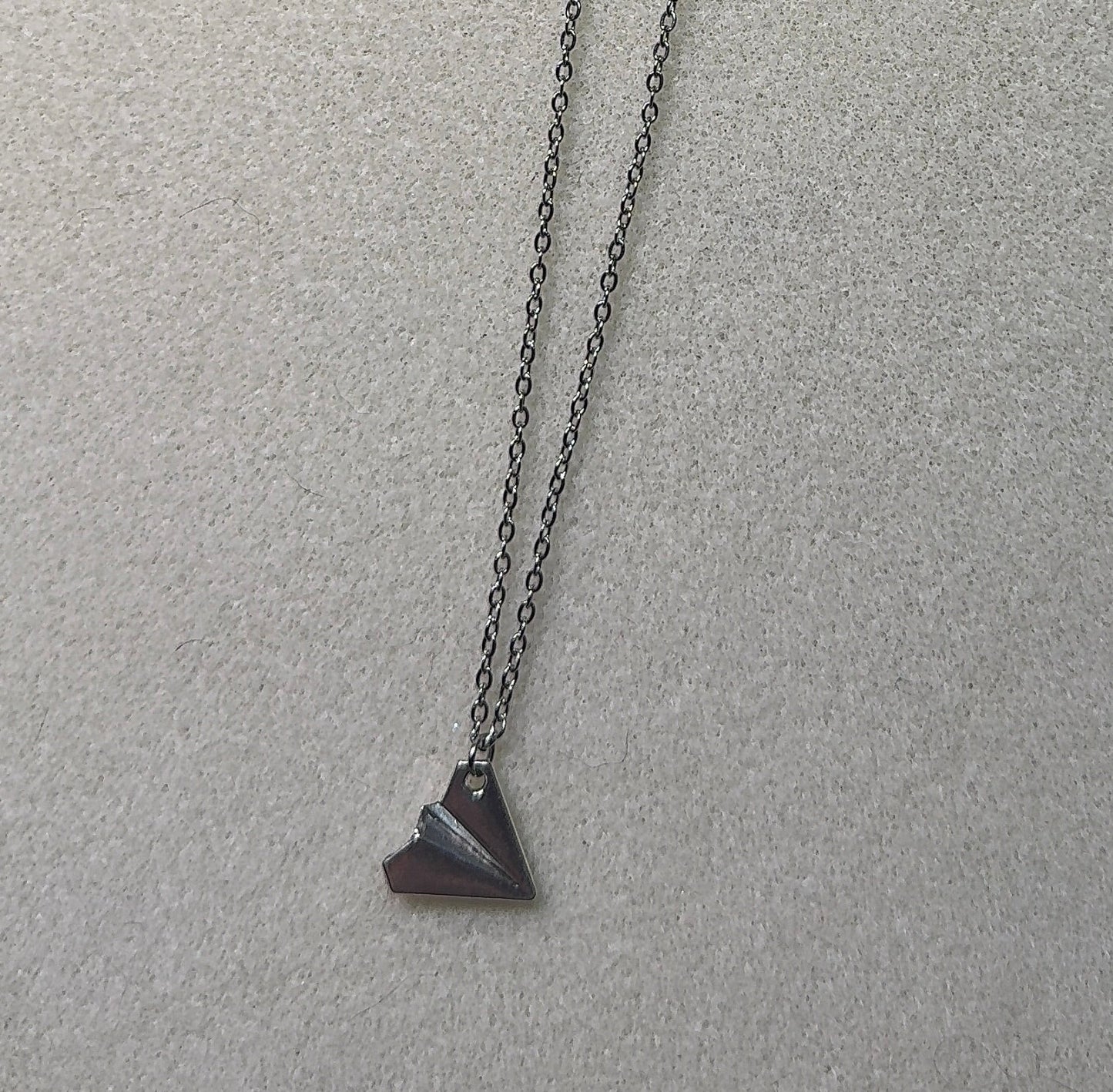 Paper Airplane Necklace