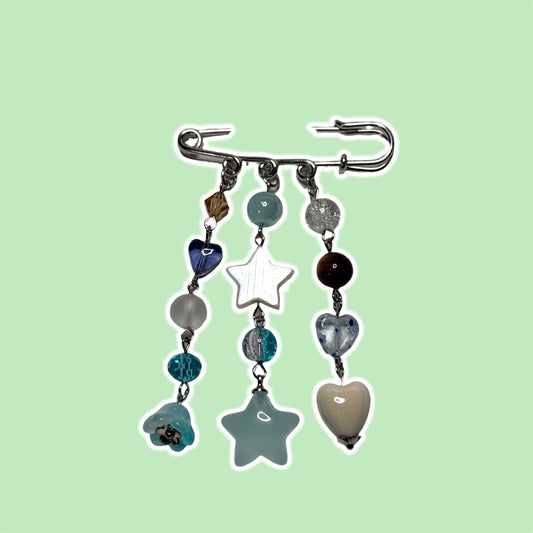 Secret Of Us Beaded Bag Pin