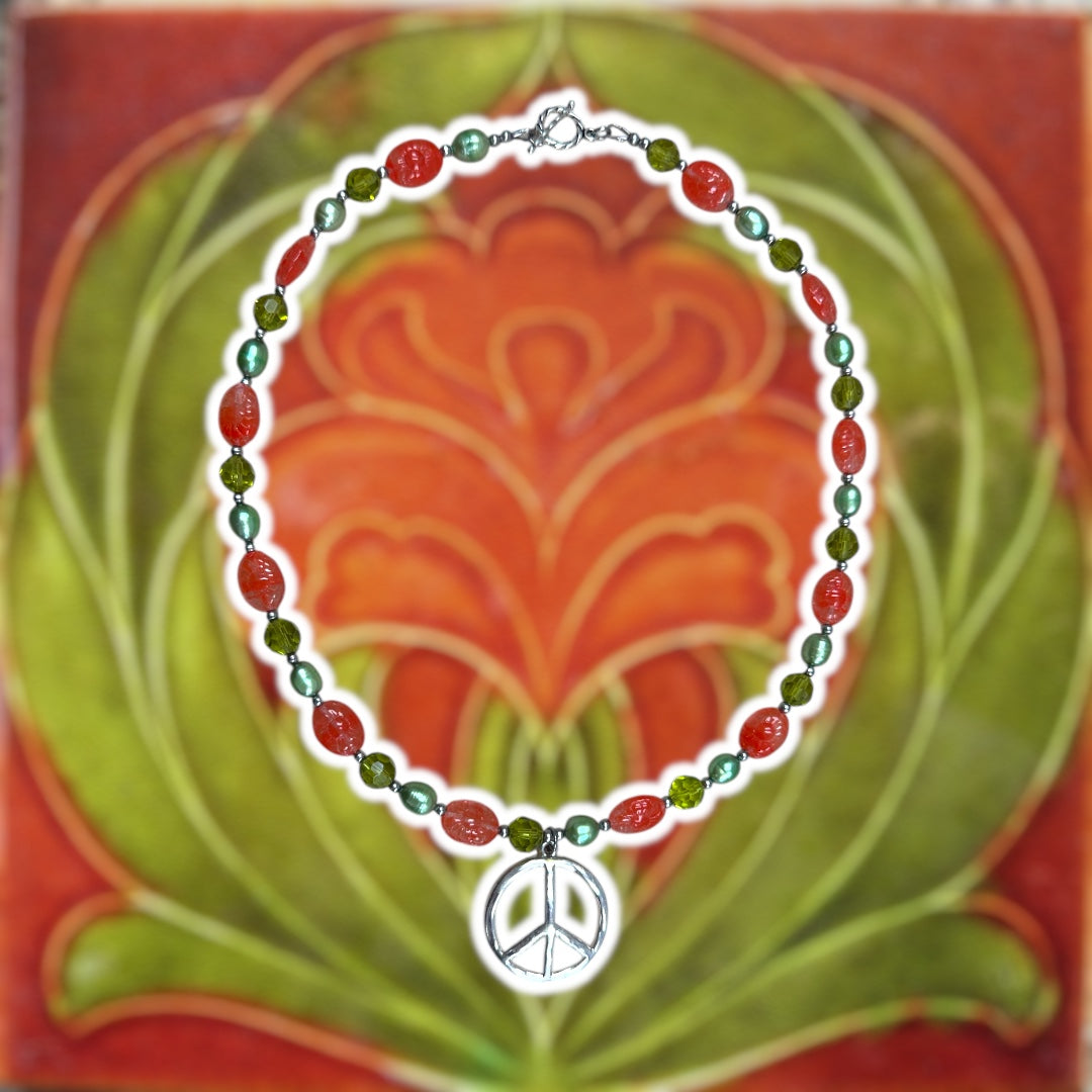 Peace in Nature Beaded Necklace