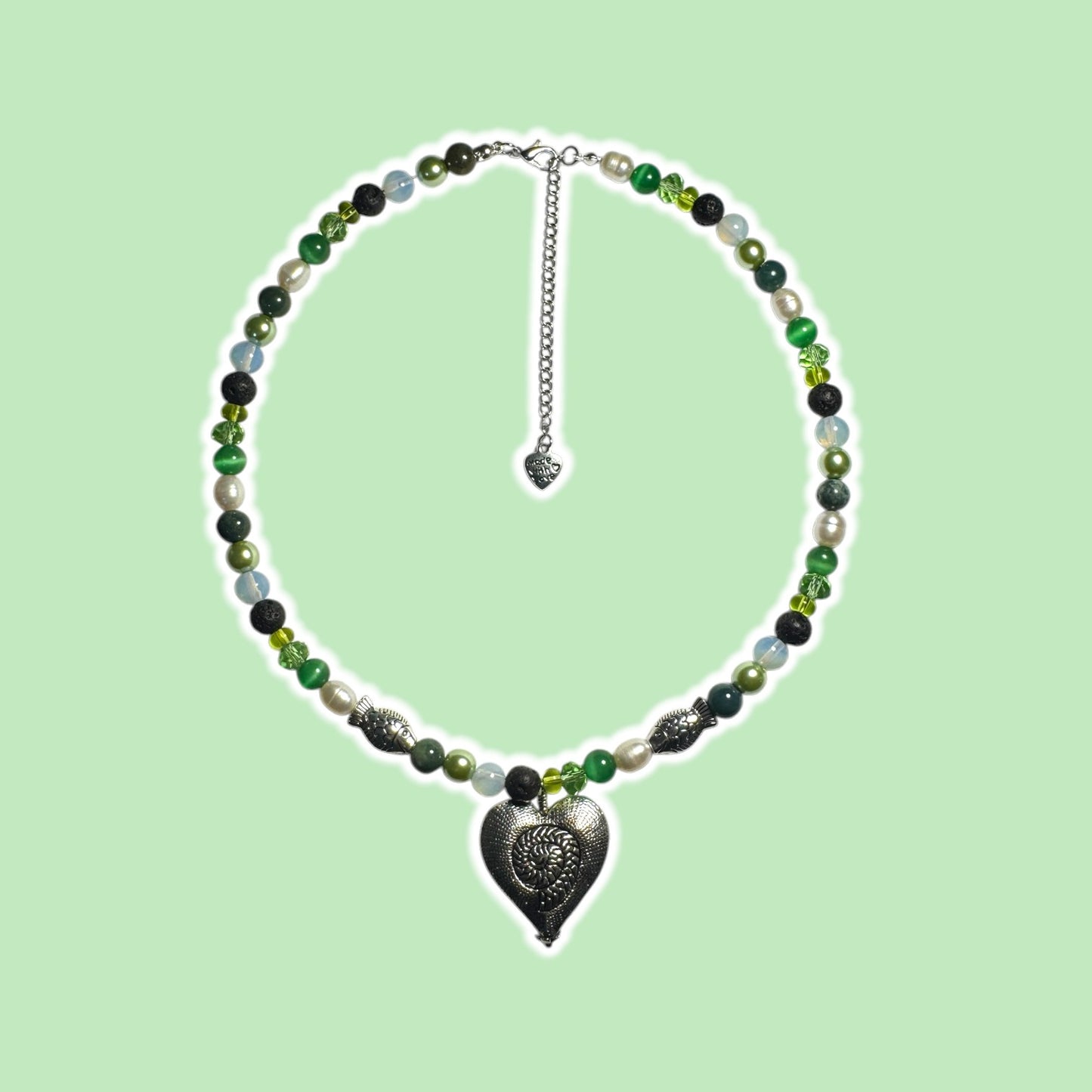 Heart of Te Fiti Beaded Necklace