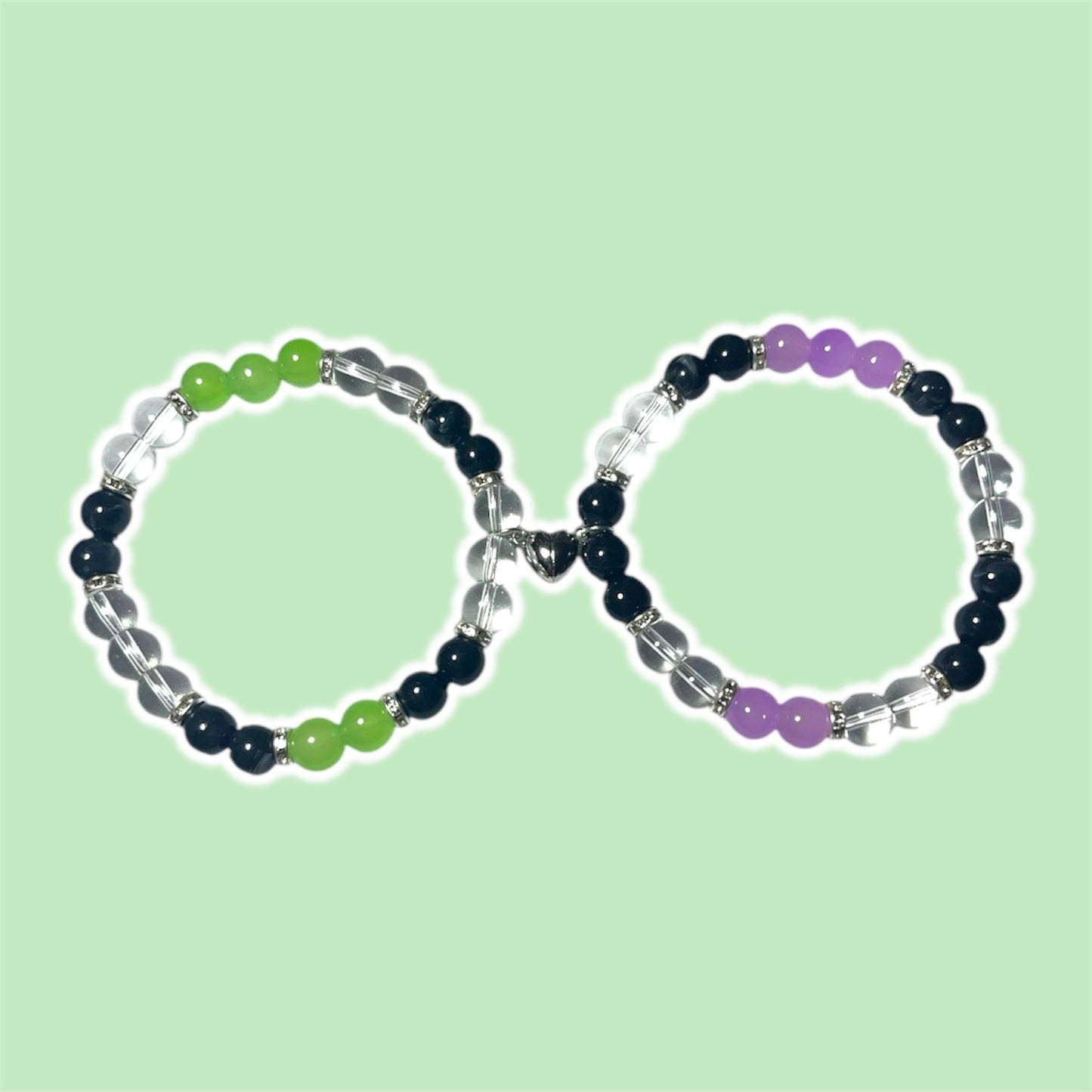 Beast and Raven Matching Bracelets