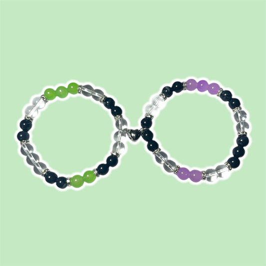 Beast and Raven Matching Bracelets
